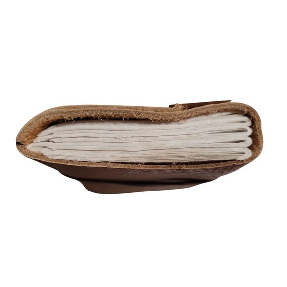 No Boundaries Leather-bound Premium Handmade Journal Art Book - Picture 6 of 8